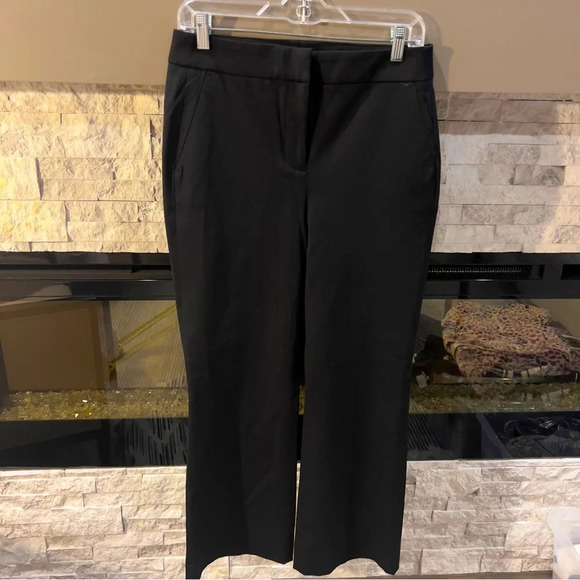 J crew size 6‎ Tall Hayden Black Re-Imagined pants - Picture 1 of 16
